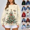 Women's Fashion Casual Round Neck Loose Long Sleeve Solid Color Sweatshirt