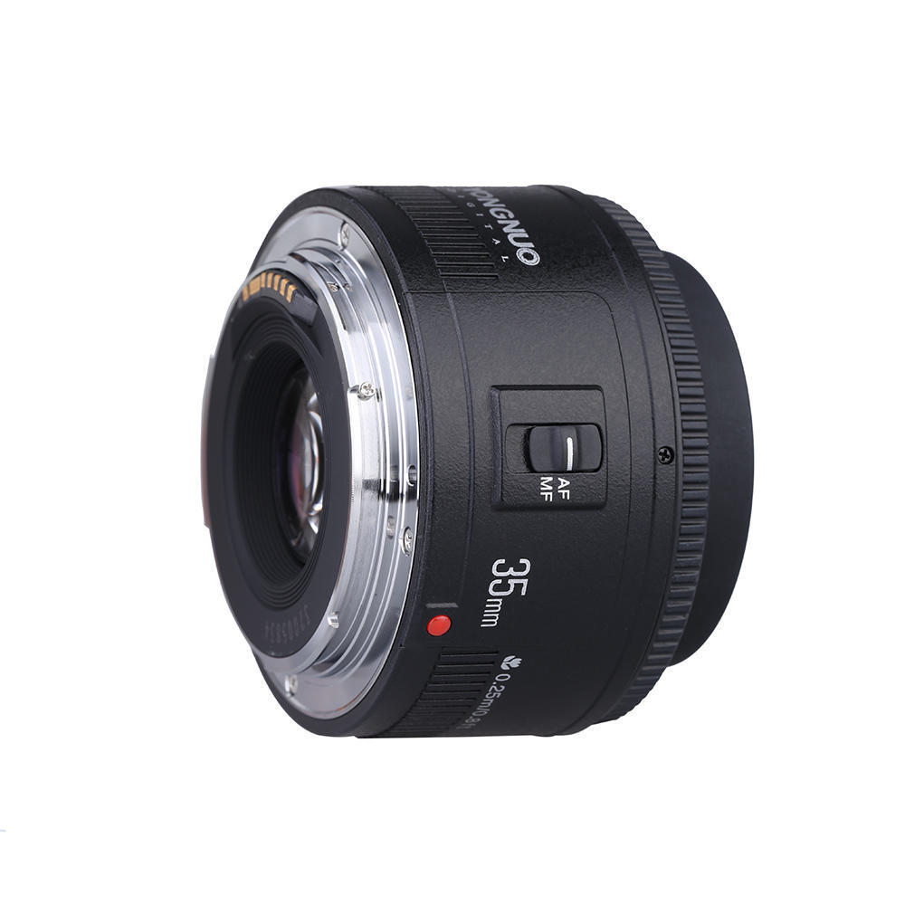 Yongnuo YN35mm F2 Lens 1:2 AF / MF Wide-Angle Fixed/Prime Auto Focus Lens for Canon EF Mount EOS