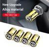 4Pcs Metal Car Wheel Tire Air Valve Cap Stem Cover For Toyota Camry Yaris Hilux Prius Avensis Auris Corolla Decoration Accessory