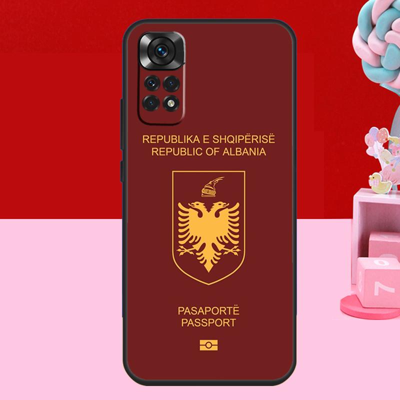 Albania Albanians Flag Case For Xiaomi Redmi Note 11 10 12 13 14 15 Pro Plus Redmi 15 C 14C 10C 12C 13C Soft Cover