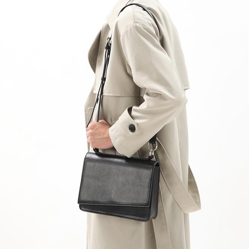 Fashion Women's PU Leather Shoulder Bags Ladies Simple All-match Crossbody Bag Korean Style Casual Shoulder Messenger Bag