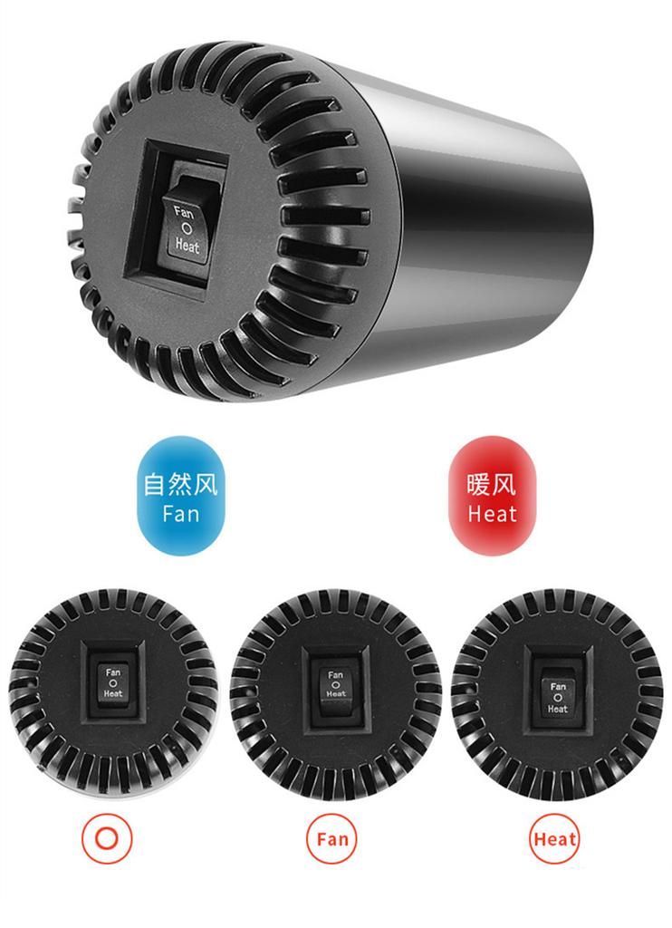 Cup-shaped car Heater For Heating the Cabin in the Winter and Cooling the Cabin in the Summer