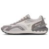 LG 70s Sports Comfortable Mesh Synthetic Leather Non-Slip Wear-Resistant Low-Top Casual Running Shoes Unisex Sneaker Gray White D1GH213010