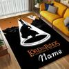 Custom Name Journey Light Living Room Non-Slip Area Rug Soft Carpet for Bedroom Kids Playroom Sofa Office Home Decor Doormat