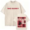 Рэпер Bad Bunny Винтажная стираная футболка Debi Tirar Mas Fotos DTMF Футболка Мужская одежда Хип-хоп Мода Высококачественные футболки