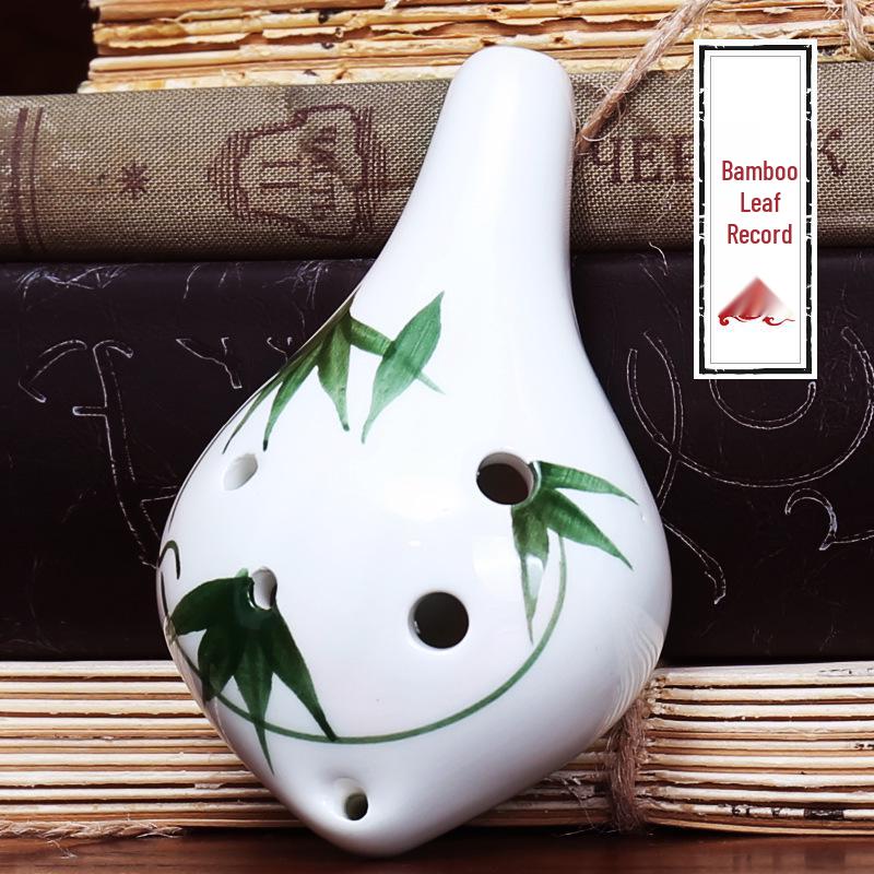 Beginner 6-Hole Alto C Clay Ocarina - Student Classroom Instrument