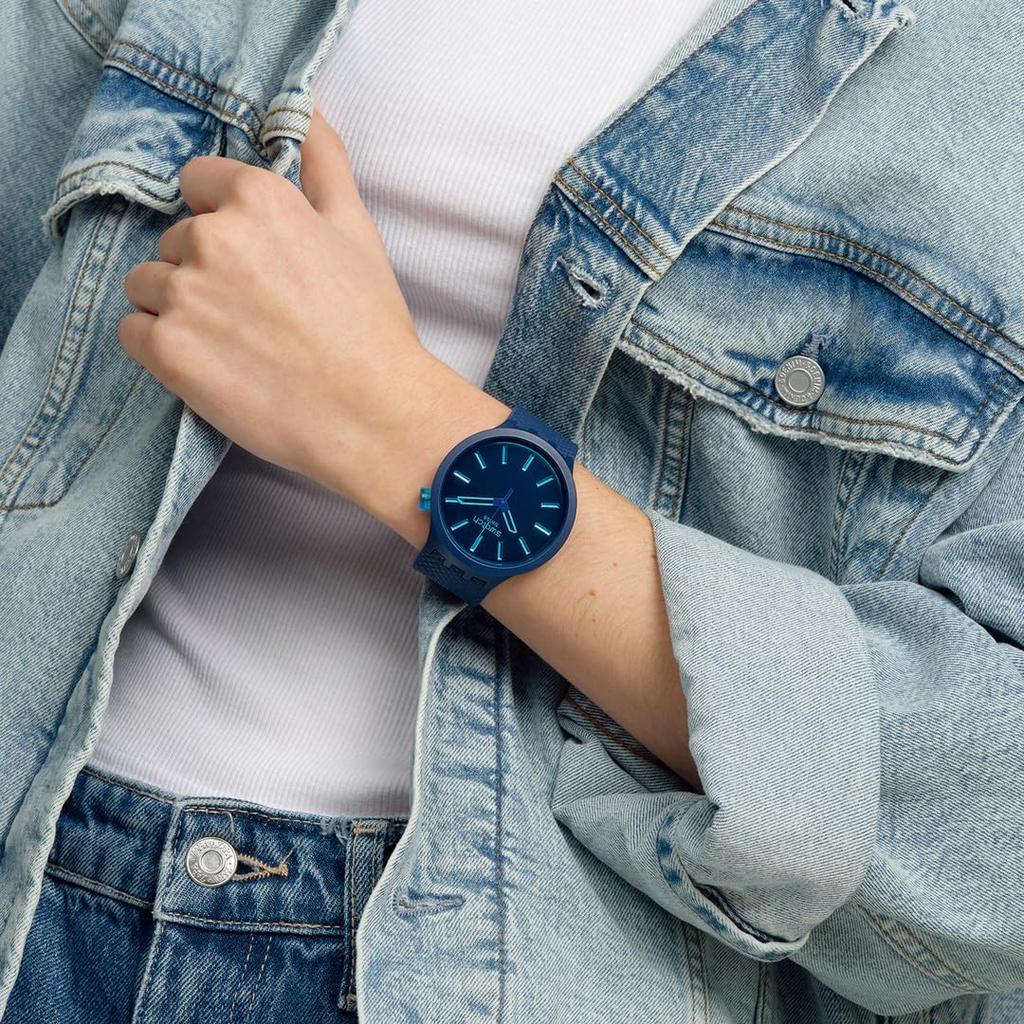 [Свотч] INDIGO GLOW BIG BOLD SB05N113 Часы