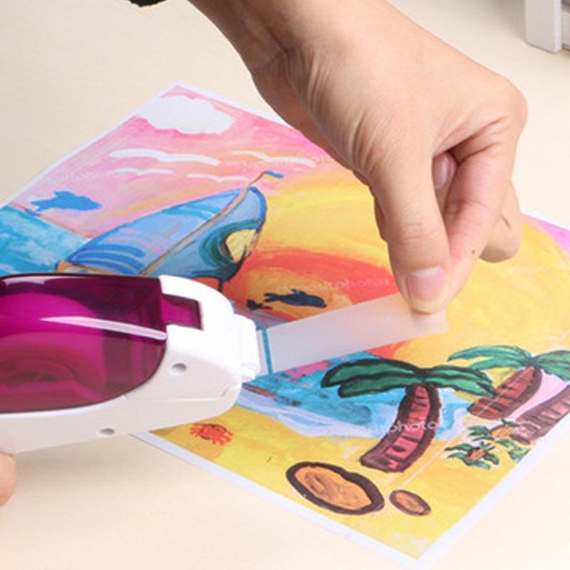 Auto Tape Dispenser Suitable for Tape<20mm One Press Handheld Adhesive Holder Packaging Cutter Tools Sealing Machine