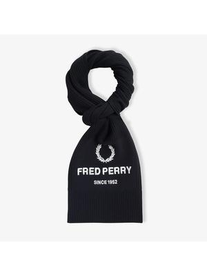 Fred Perry Шарф из полиэстера Черный Cfpu2438139 102