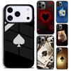 Чехол для телефона с изображением Туза пик для iPhone 17 16 15 14 13 12 11 Pro Max Plus 17Air Мягкий силиконовый чехол