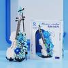 Takasaki 3030 Flower Sea Violin Украшения Модель Собранные строительные блоки Игрушка Девочки Подарок на День Святого Валентина