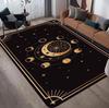 Dark Fantasy Star and Moon Tarot cards Carpet Gothic Decor Floor Mat for Bedroom Living Room Gothic Style Home Rug
