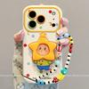 Силиконовый чехол с полным покрытием и ремешком для iPhone 17/16 Plus: Особенности: Теплоотвод и дизайн против цветовых полос