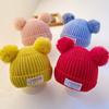 Newborn Hat Winter Super Cute Infant and Toddler Treasure Wool Knitted Hat Warm Hairball Baby Hat