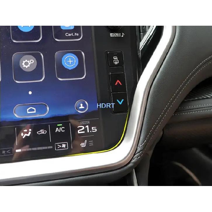 Tempered GLass Screen Protector Interiors film For Subaru Outback Car Styling radio gps navigation screen protector