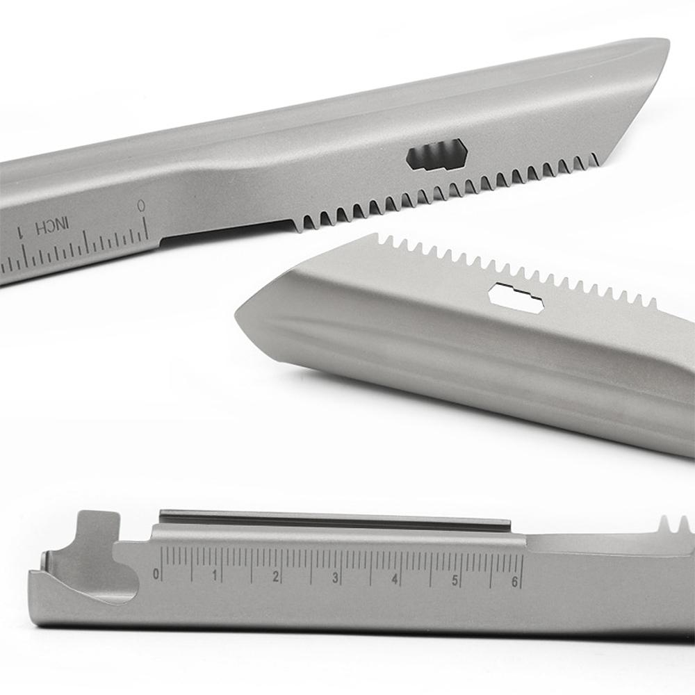 Сверхлегкая титановая ручная лопата, многофункциональный инструмент, шпатель с сумкой для переноски для садоводства