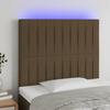 VidaXL LED Headboard Bedroom Furniture Single Bed Accessory Headboard Interior Dark Brown 3122655