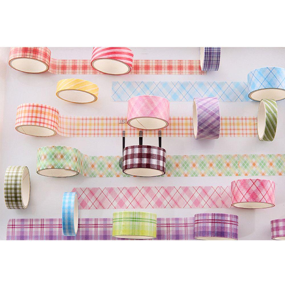 6 Rolls/box DIY Diary Kawaii Decorative Ribbons Sticker Adhesive Masking Tape Washi Tape Set