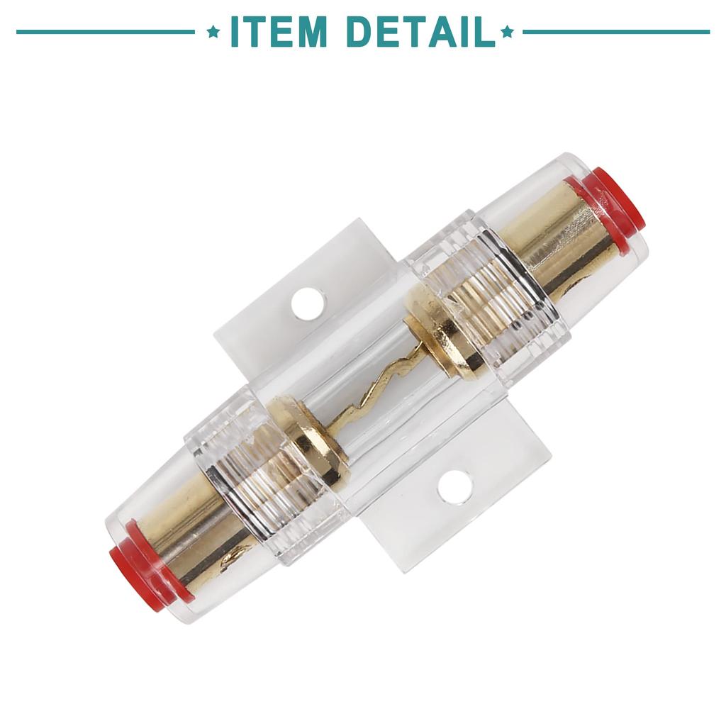 1 шт. Встроенный держатель предохранителя ACROPIXAWG 468 калибра Универсальная автомобильная аудиосистема Золотистый с предохранителем 40AAGU