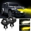 ZX1 1 Pair Motorcycle LED Auxiliary Lights Fog Lamps High Low Beam Spotlights for Off-Road/SUV/UTV