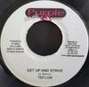 7-дюймовая пластинка TEFLON , ANTHONY B - Get Up And Strive / Don't Worry NONE Purple Skunk Re 2005 Ямайка Регги, Ска и Даб Б/У