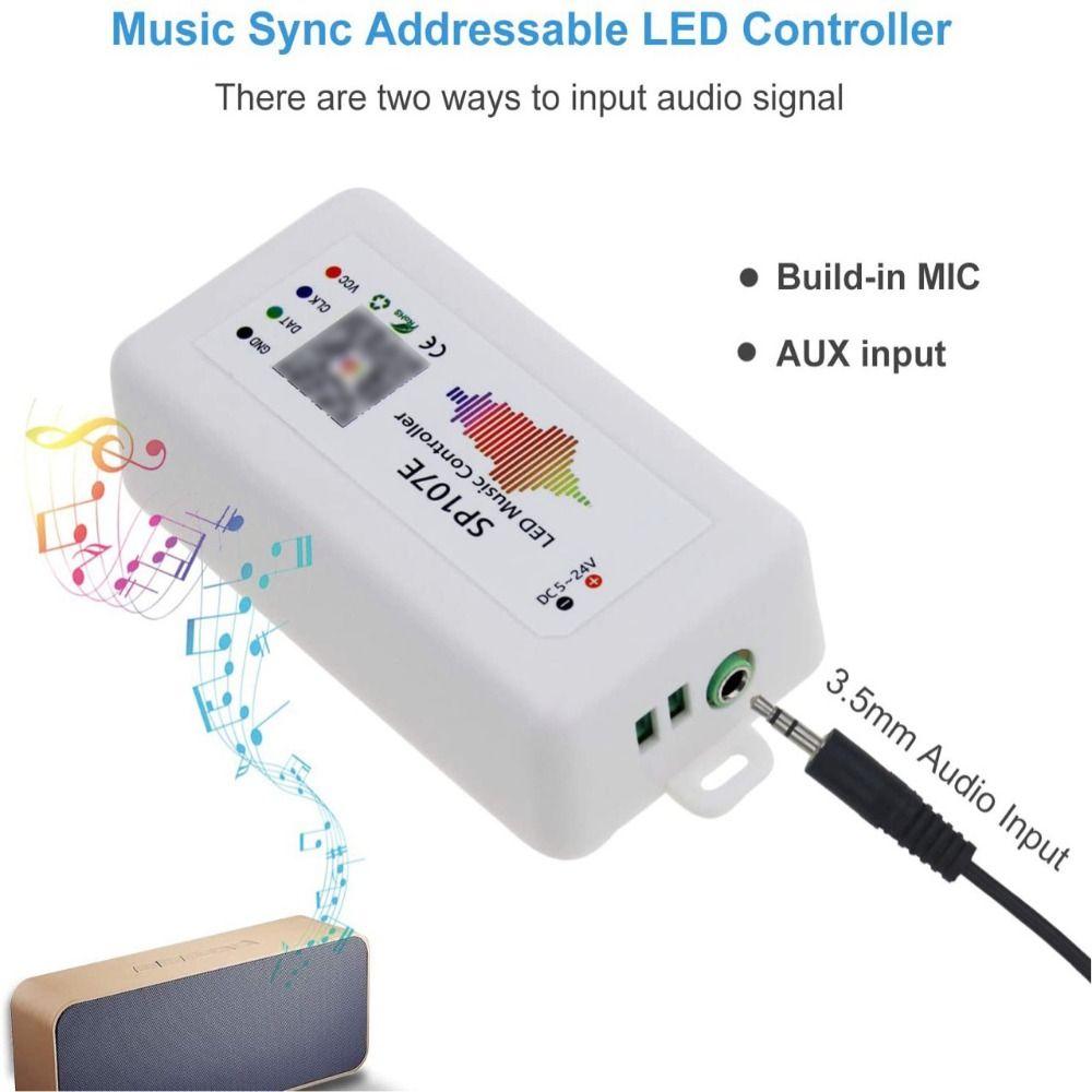 DC5-24V Led Light Controller Led Music Controller for WS2812B WS2811 LED Strip
