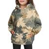 Girls' Hooded Tie- Sweatshirt - Pullover Print Top