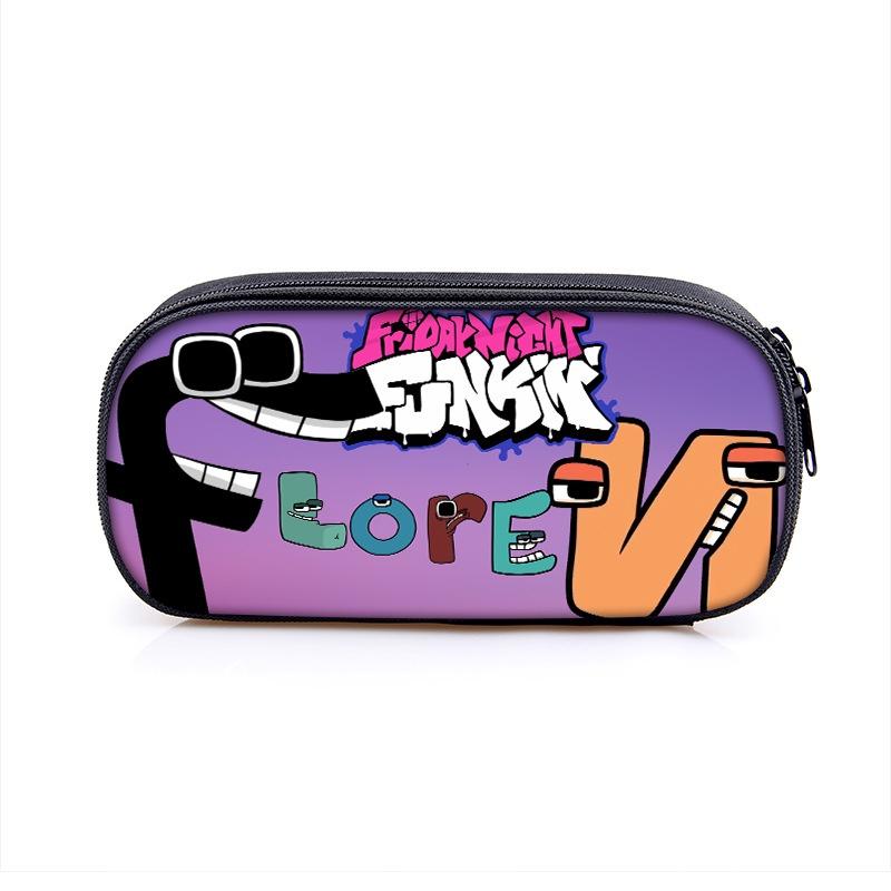 Пенал Alphabet Lore, большая вместимость, сумка-косметичка для студентов, подарок