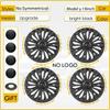 4PCS Hub Cap Performance Replacement Wheel Cap Automobile Full Rim Cover Accessories for Tesla Model Y 2018-2023 Hubcap 19 Inch