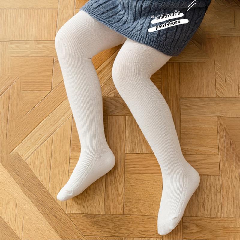 Хлопковые узкие леггинсы для девочек, однотонные колготки с защитой от комаров, леггинсы