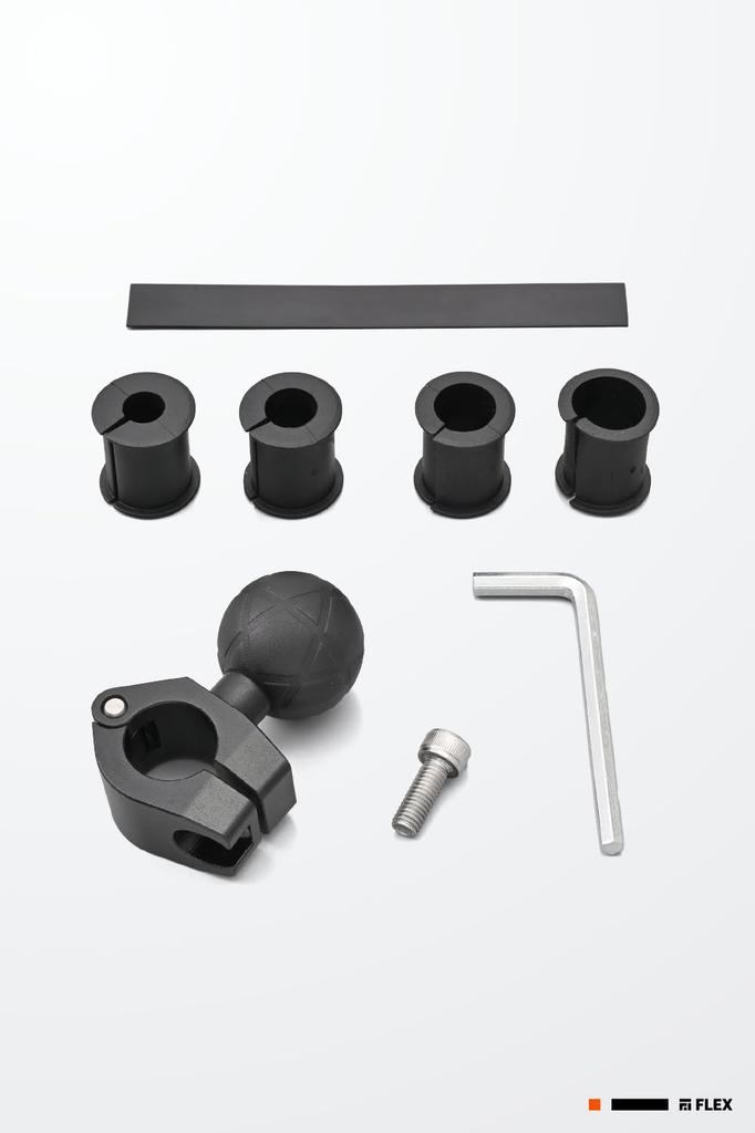 Daytona Motorcycle Smartphone Holder for Flex Optional Bar Clamp Base 60721 FSH, B-2, Small,