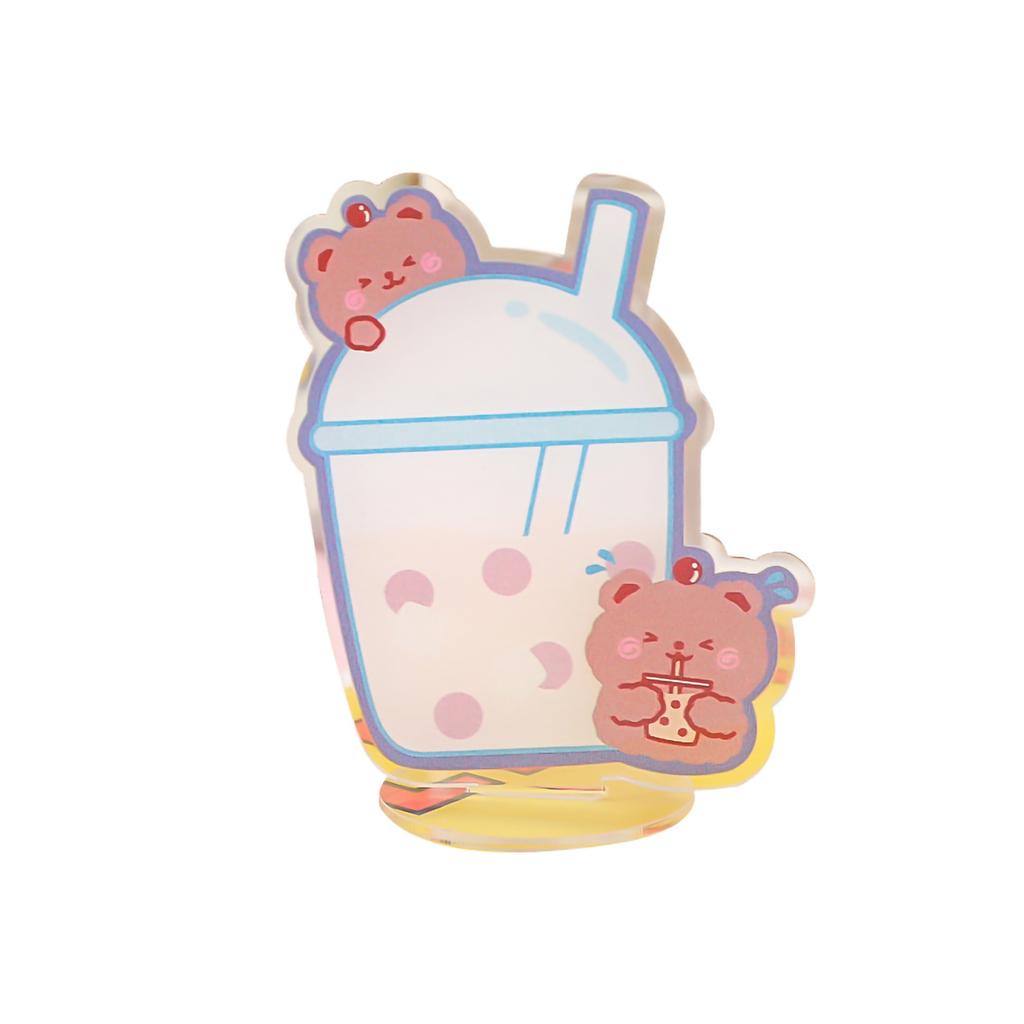 Акриловая доска для сухого стирания, милая акриловая доска для сообщений, стираемая многоразовая доска для заметок с подставкой для офиса