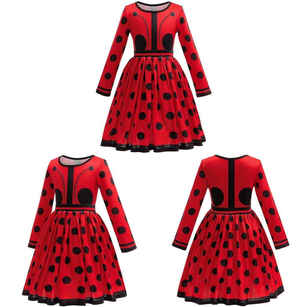 Miraculous: Tales Of Ladybug And Cat Noir Kids Halloween Costume Dress For Party And Cosplay Fun