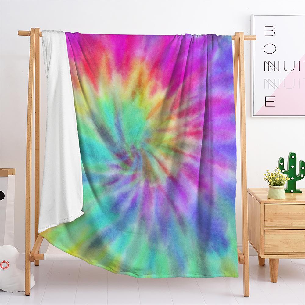 Blanket Flannel Blanket Color Gradual Change Panda 3D Digital Printing Blanket Blanket