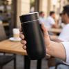 350ml Stainless Steel Insulated Cup with Tea Filter Coffee Vacuum Flasks  Business Use
