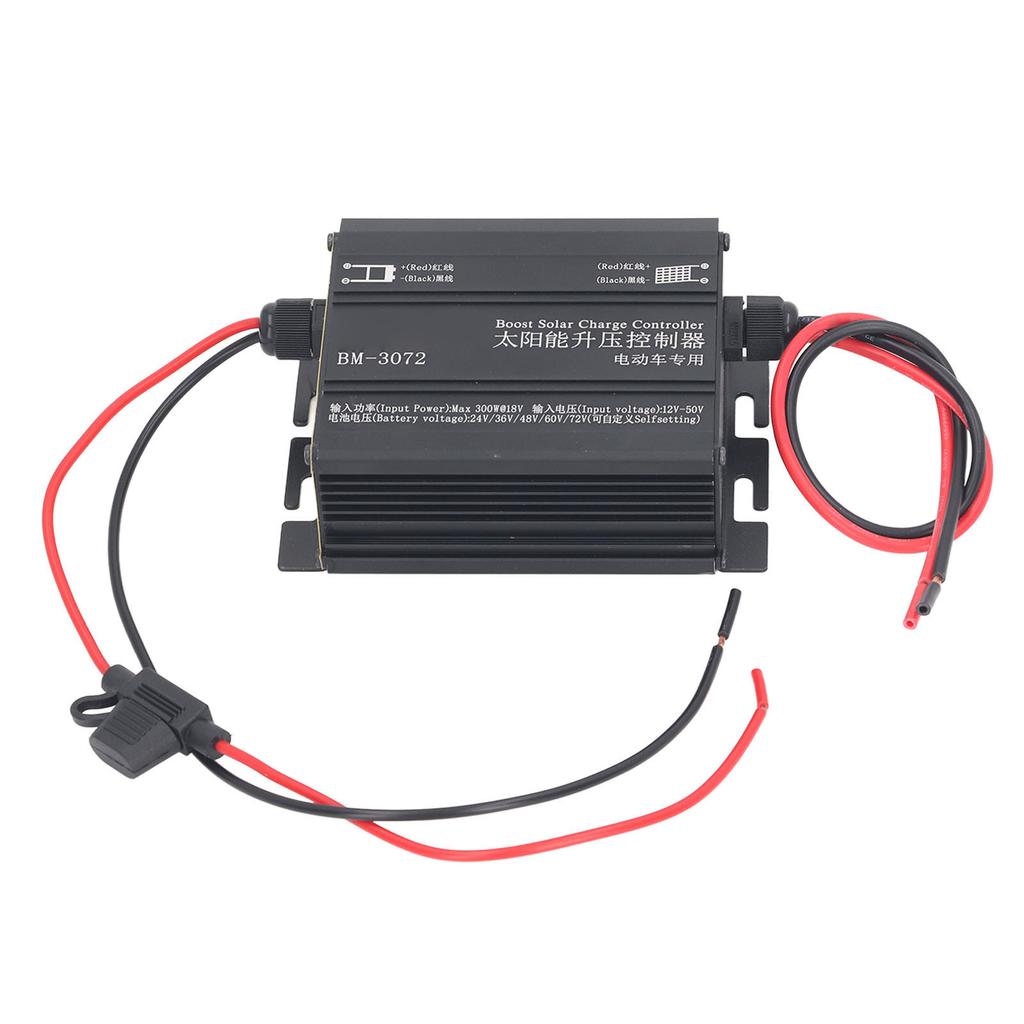 Повышающий MPPT контроллер заряда солнечной батареи 16A 12V 50V 300W для 24V 36V 48V 60V 72V кислотных, LiFe PO4, гелевых, заливных аккумуляторов