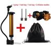 High-Pressure Portable Ball Pump Kit with Needles and Mesh Bag