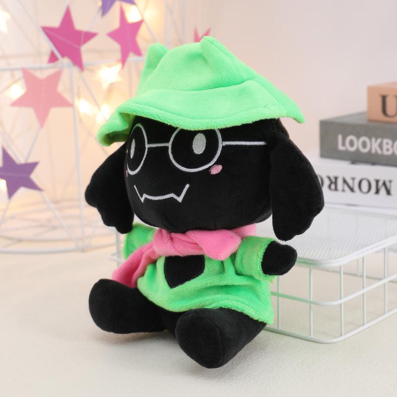 Jevil Talking Plush Undertale Ralsei Plush Figure Toy Игрушка Deltarune Plush Toy Club Lovely Ralsei Lancer Plushs Рождественский подарок 28 см