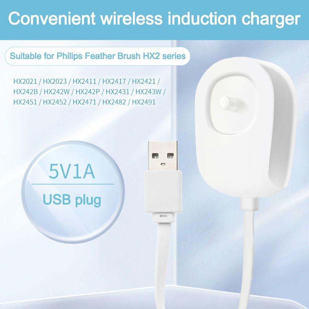 Fast Charging Electric Toothbrush Charger Travel Charger Dock for Philip HX2421HX2431HX2023 Home