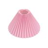 Quality Pleated Fabric Lampshade with Metal Frame of Different Color for Table Lamp Floor Light
