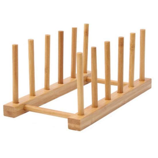 Кухонная полка для хранения, бамбуковая противоскользящая пластина, крышка кастрюли, миска для посуды, держатель для сушки, разделочная доска, дренажная подставка