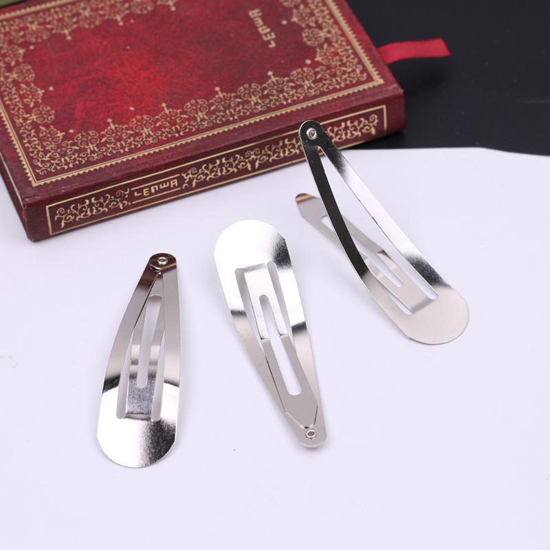 50 шт. простые металлические заколки для волос, серебро, золото, черный зажим Bb, сделай сам, ручная работа, головные уборы для девочек