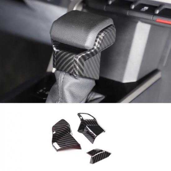 Carbon Color Gear Shift Handle Head Cover Trim For Toyota Tundra Sequoia -24