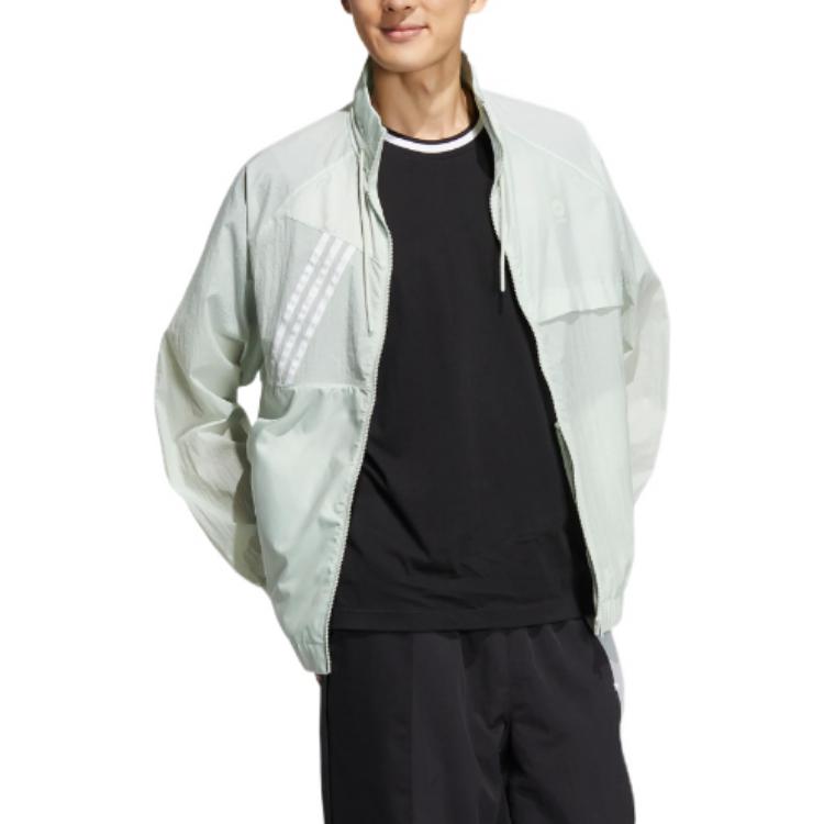 adidas Спортивная куртка в полоску Neo Pure Color Куртки унисекс Темно-бирюзовый HN4748