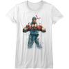 A&E Designs Женская футболка Street Fighter RYU, Черный, XL