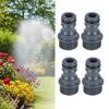 4PCS Plastic Garden Hose Nipple Quick Release G1/2 Male Thread Connector  Water Hose Connection