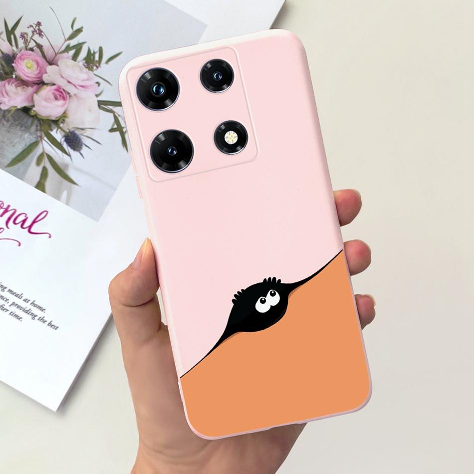 Fashion Moon Pattern Case For Infinix Note 30 Pro 30i 30 2023 Candy Color Soft Silicon Bumper For Infinix Note30 30Pro Note30i