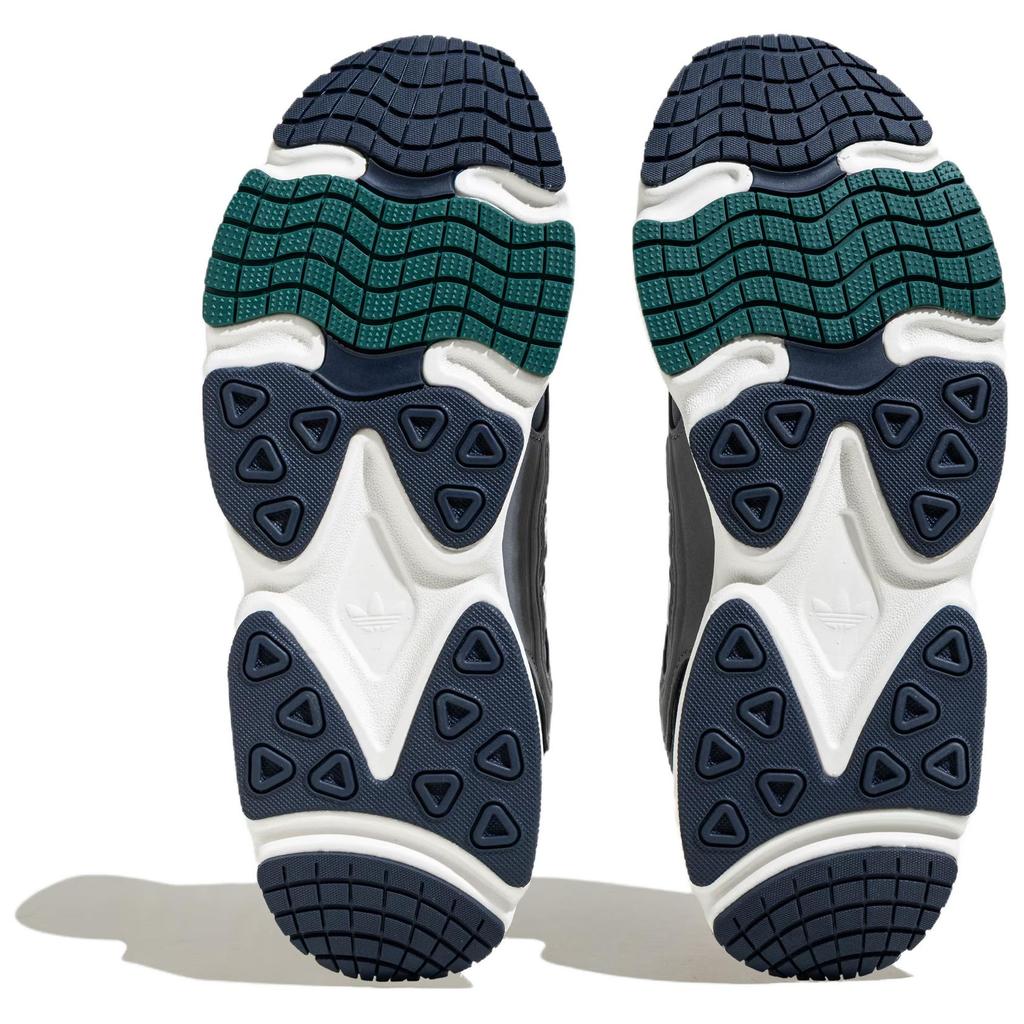 Adidas Originals Ozmillen Fashion Comfortable Durable Low-Top Dad Shoes Unisex Sneakers Gray Green IH3373