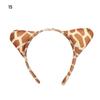 Birthday Cosplay Plush Dog Zebra Hair Accessories Hair Band Animals Ears Headband Party Supply