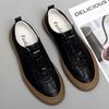 Fashion Genuine Leather Men Casual Shoes Fashion White Skateboard Shoes Luxury Brand Outdoor Flat Breathable Loafers Mocassins Men Shoes